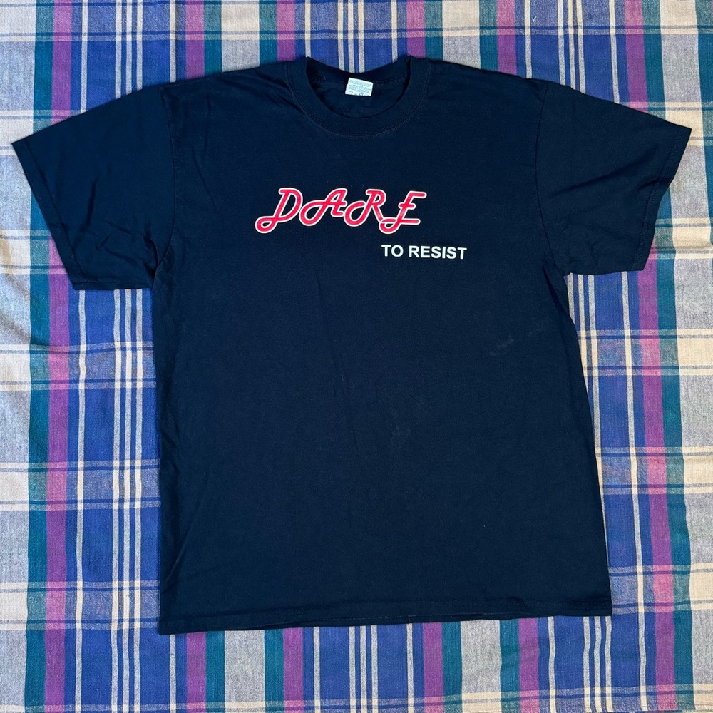 D.A.R.E Spellout T-Shirt - The Authentic T-Shirt Company